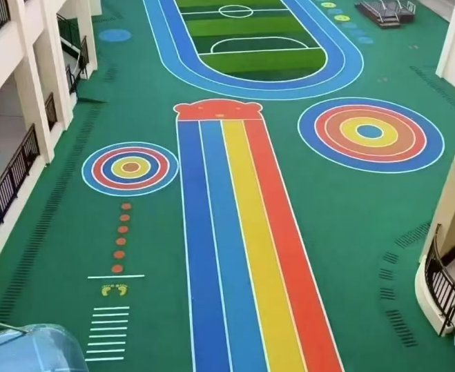 大庆市塑胶颗粒硅pu球场 - 方案